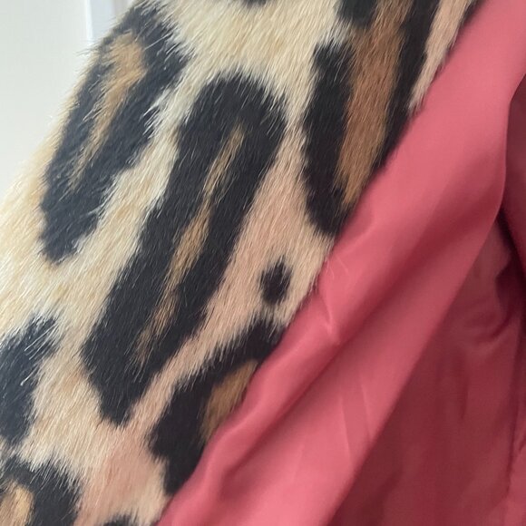 Apparis Faux Fur Leopard Coat - Picture 10 of 16